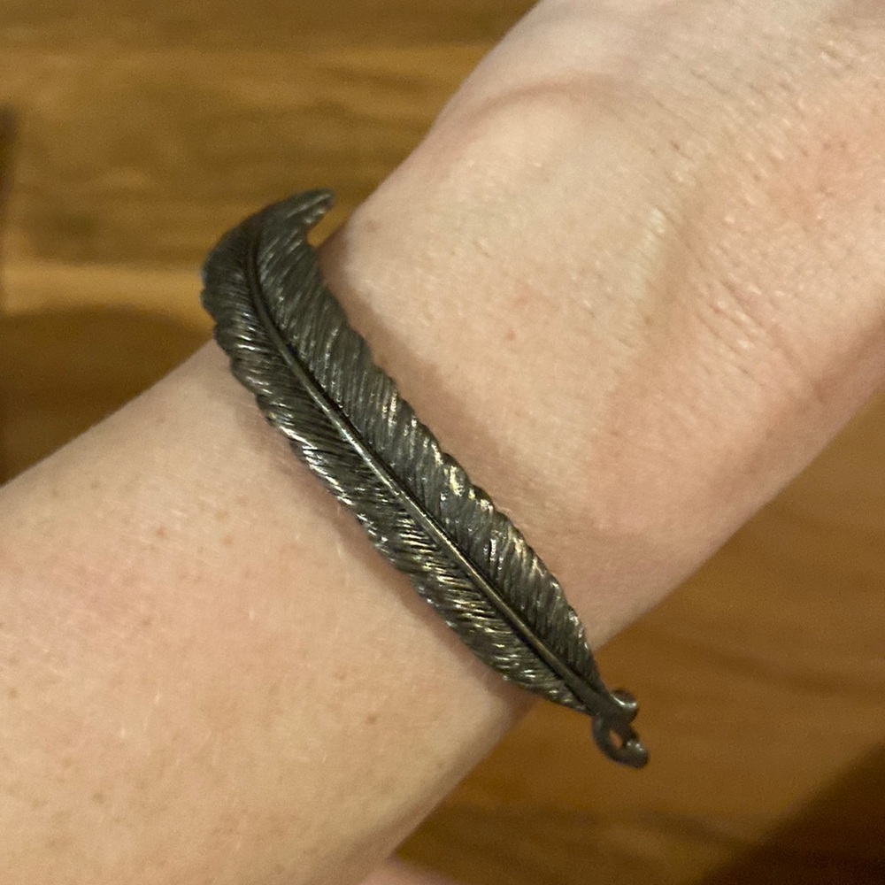 Alex and Ani feather bracelet